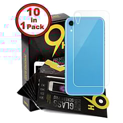 iPhone XR Back Tempered Glass (2.5D / Pack of 10)