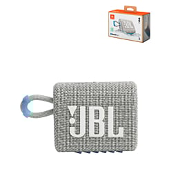 JBL Go 3 ECO Portable Bluetooth Speaker - WHITE (Only Ground Shipping)