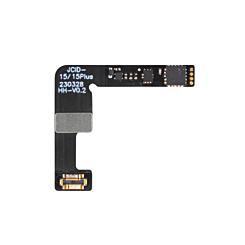 Order the JC ID tag-on battery flex cable for iPhone 15 and 15 Plus.