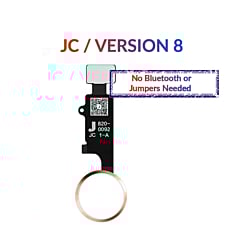 Grab the wholesale deals on the rose gold Home Button solution flex cable for iPhone 8 Plus, 8, SE 2020, 7 Plus, and 7 – JC version 8.