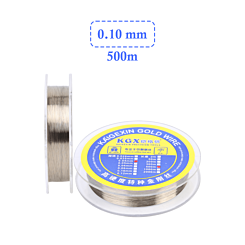 Kaigexin Molybdenum Gold Screen Cutting Steel Wire (0.10mm X 500M)