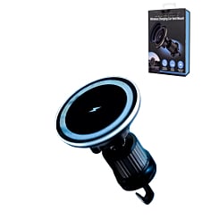 Brookstone Magsafe Wireless Charger Magnetic Air Vent Mount - BLACK (Only Ground Shipping)