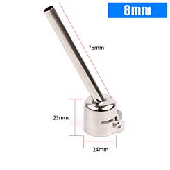 Kaigexin 850 Universal Hot Air Gun Head Long Welding Nozzle - 8mm