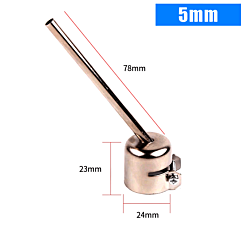 Kaigexin 850 Universal Hot Air Gun Head Long Welding Nozzle - 5mm