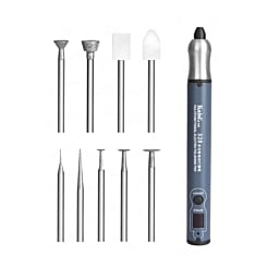 Kaisi 328 Grinding Pen For CPU IC Grinding Cutting Drilling Carving with 9 Drill Bits