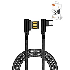 LDNIO LC421 90 Degree USB A-M Charging Cable (GRAY) (6ft) (12W) (Only Ground Shipping)