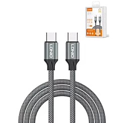 LDNIO LC441 USB C-C Charging Cable (GRAY) (3ft) (65W) (Only Ground Shipping)