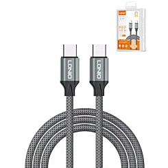 LDNIO LC441 USB C-C Charging Cable (GRAY) (6ft) (65W) (Only Ground Shipping)