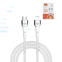 LDNIO LC862I USB C-L Non-MFI Fast Charging Data Cable (WHITE) (6ft) (30W) (Only Ground Shipping)