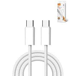 LDNIO LC901c USB C-C Fast Charging Cable (WHITE) (65W) (3ft) (Only Ground Shipping)