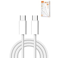 LDNIO LC902c USB C-C Fast Charging Cable (WHITE) (65W) (6ft) (Only Ground Shipping)