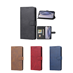 Leather Wallet Case for Galaxy A12 (Only Ground Shipping)