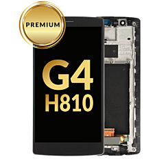 LCD Assembly with Frame for LG G4 (D810) (BLACK) (Premium)