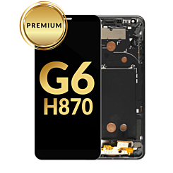 LCD Assembly with Frame for LG G6 (H870) (BLACK) (Premium)