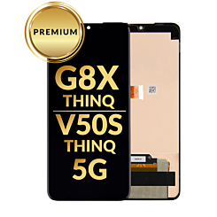 LCD Assembly without Frame for LG G8X ThinQ / V50S ThinQ 5G (BLACK) (Premium)