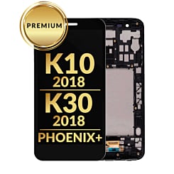 LCD Assembly with Frame for LG K30 / K10 (2018) / Phoenix Plus (BLACK) (Premium)
