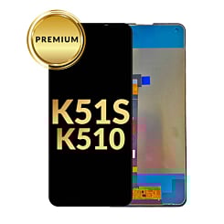 LCD Assembly without Frame for LG K51s (K510) (BLACK) (Premium)