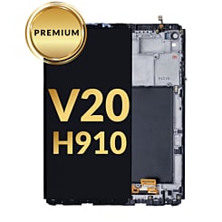 LCD Assembly with Frame for LG V20 (H910) (BLACK) (Premium)