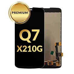 LCD Assembly without Frame for LG Q7 (X210G / 2016) (BLACK) (Premium)