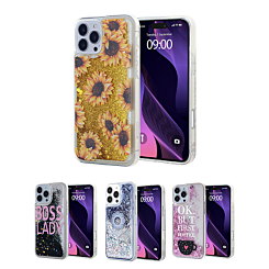 Liquid Quicksand Glitter Cover Case for iPhone 16 Pro (Only Ground Shipping)