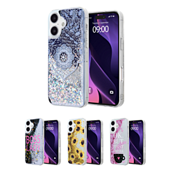 Liquid Quicksand Glitter Cover Case for iPhone 16 (Only Ground Shipping)