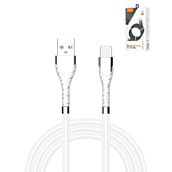 LDNIO LS511 USB A-L Non-MFI Cable Charge & Sync (WHITE) (3ft) (12W) (Only Ground Shipping)