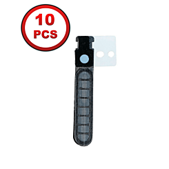 Buy the pack of 10 loudspeaker and microphone mesh sets for iPhone SE 2020 and 2022, iPhone 8, and iPhone 7.