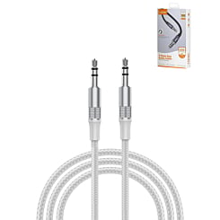 LDNIO LSY81A AUX to AUX Audio Cable (3ft) (WHITE) (Only Ground Shipping)