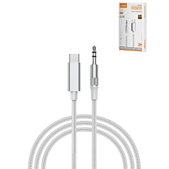 LDNIO LSY82c USB-C to AUX Audio Adapter (6ft) (WHITE) (Only Ground Shipping)