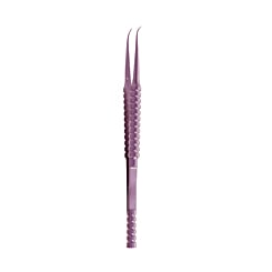 LuoWei Titanium Alloy Anti Magnetic Tweezers Suitable - Curved (PINK) (Not Returnable)