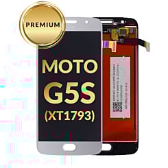LCD Assembly without Frame for Motorola Moto G5S (XT1793) (WHITE) (Premium)