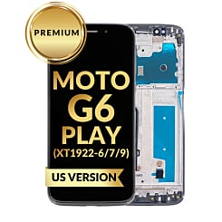 LCD Assembly with Frame for Motorola Moto G6 Play (XT1922-6-7-9) (US Version) (BLACK) (Premium)