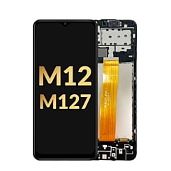 LCD Assembly with Frame for Galaxy M12 (M127 / 2020) / F12 (F127 / 2020) (Premium)