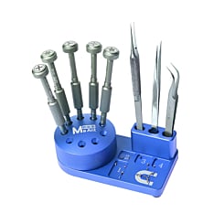 MaAnt Aluminum Alloy 360 Rotary Multifunction Screwdriver Storage Tool - BLUE (Only Ground Shipping)