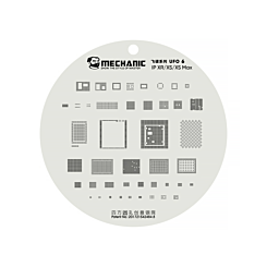 Stock up on the Mechanic UFO 6 Series CPU BGA Reballing Planting Tin Plate for iPhone XS, XS Max, XR – Not Returnable.