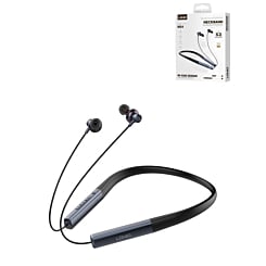 LDNIO N01 High Quality Neckband Headphones 5.3 Wireless (500mAh) (BLACK / BLUE) (Only Ground Shipping)