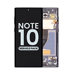 OLED Assembly with Frame for Galaxy Note 10 N970 (AURA BLACK) (Service Pack)