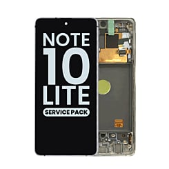 OLED Assembly with Frame for Galaxy Note 10 Lite N770 (AURA GLOW) (Service Pack)