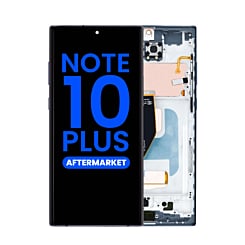 Order the LCD Assembly with Frame for Galaxy Note 10 Plus N975, without Fingerprint Sensor, in Black, Aftermarket Incell.