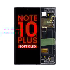 OLED Assembly with Frame for Galaxy Note 10 Plus N975 (AURA BLACK) (Aftermarket OLED)
