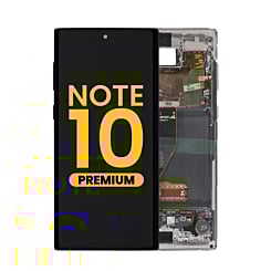 OLED Assembly with Frame for Galaxy Note 10 N970 (AURA GLOW) (Premium)
