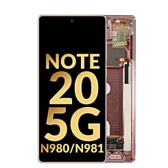 OLED Assembly with Frame for Galaxy Note 20 N980 / N981 (MYSTIC BRONZE) (Service Pack)