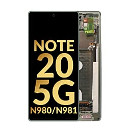 OLED Assembly with Frame for Galaxy Note 20 N980 / N981 (MYSTIC GREEN) (Service Pack)