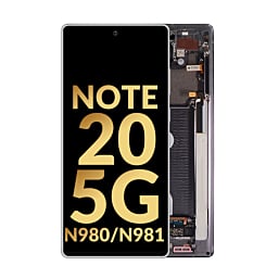 OLED Assembly with Frame for Galaxy Note 20 N980 / N981 (MYSTIC GRAY) (Service Pack)