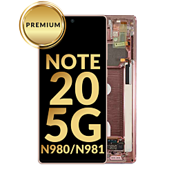OLED Assembly with Frame for Galaxy Note 20 N980 / N981 (MYSTIC BRONZE) (Premium)