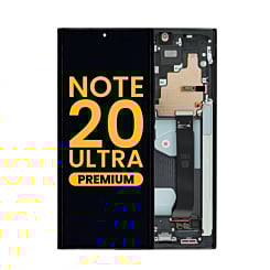 OLED Assembly with Frame for Galaxy Note 20 Ultra N985 / N986 (MYSTIC BLACK) (Premium)