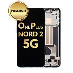 OLED Assembly with Frame for OnePlus Nord 2 5G (GREEN WOOD) (Premium)