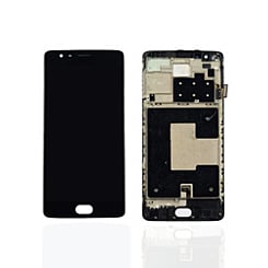 LCD Assembly with Frame for OnePlus 3T (A3010) (BLACK) (Premium)