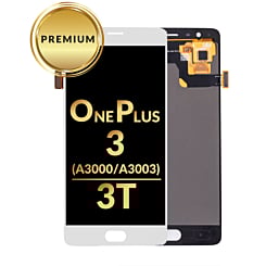 LCD Assembly without Frame for OnePlus 3 (A3000 / A3003) / 3T (WHITE) (Premium)