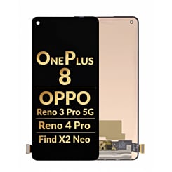 OLED Assembly without Frame for OnePlus 8 / OPPO Reno 3 Pro 5G / OPPO Reno 4 Pro / OPPO Find X2 Neo (Premium/Refurbished)
